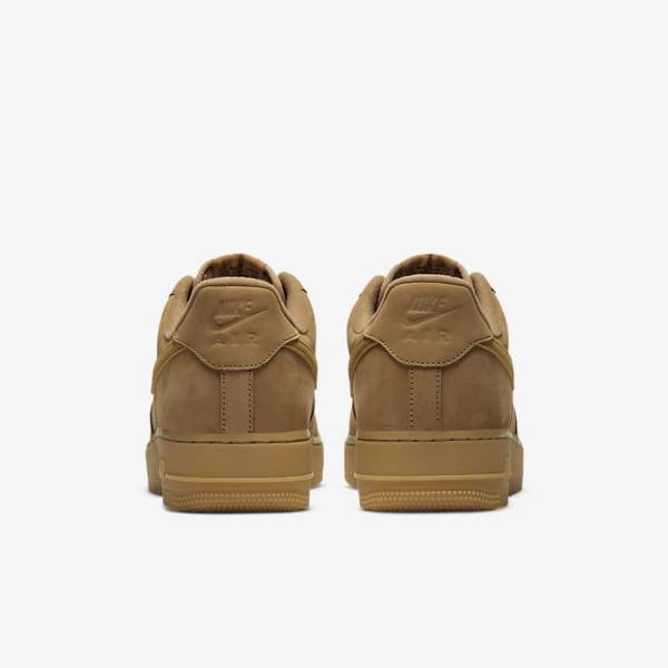 Nike Air Force 1 07 WB Sneakers Herre Lysebrune Sort | NK457KMV