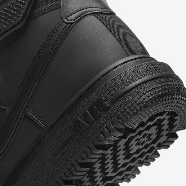 Nike Air Force 1 Boot Sneakers Herre Sort Mørkegrå Hvide | NK489IVO