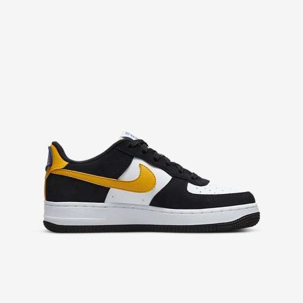 Nike Air Force 1 LV8 Older Sneakers Børn Sort Hvide Mørke | NK502LXT