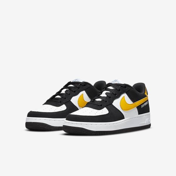 Nike Air Force 1 LV8 Older Sneakers Børn Sort Hvide Mørke | NK502LXT
