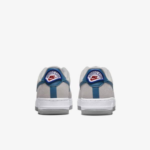 Nike Air Force 1 LV8 Older Sneakers Børn Lysegrå Hvide Lysegrå | NK506NLE