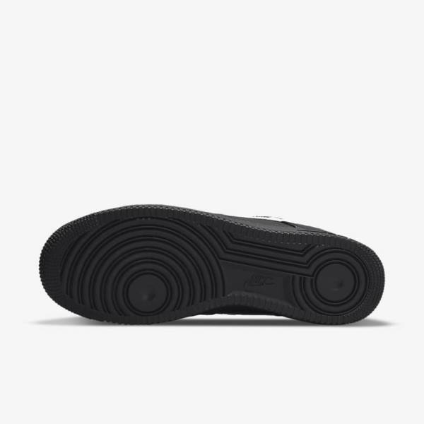 Nike Air Force 1 Sneakers Herre Sort Sølv Hvide | NK172VRK