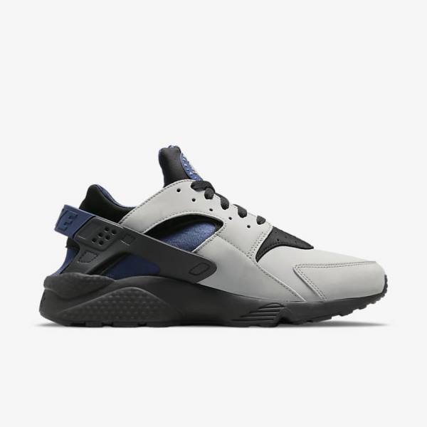 Nike Air Huarache LE Sneakers Herre Grå Sort Mørkeblå | NK629YEM