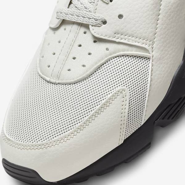 Nike Air Huarache Sneakers Herre Lysebeige Sort Sølv Guld | NK687KDE