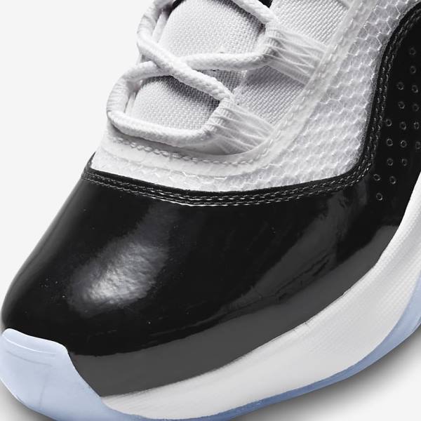 Nike Air Jordan 11 CMFT Low Older Sneakers Børn Hvide Sort | NK154VFX