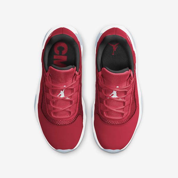 Nike Air Jordan 11 CMFT Low Older Sneakers Børn Rød Sort Hvide | NK805BAE