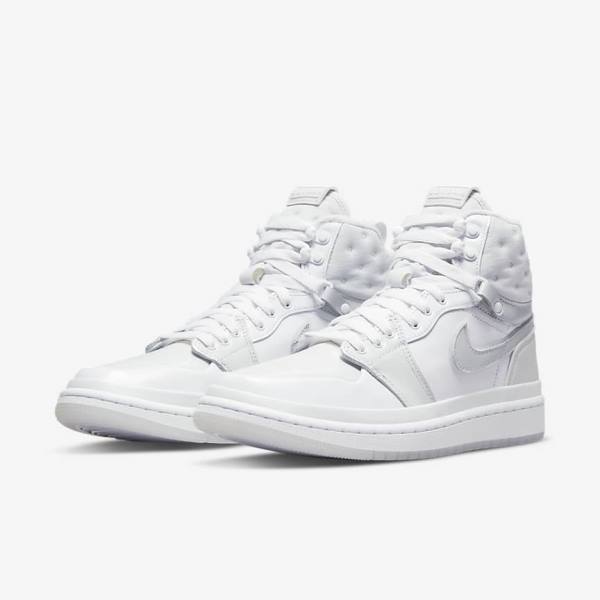 Nike Air Jordan 1 Acclimate Jordan Sko Dame Hvide Grå | NK574RMJ