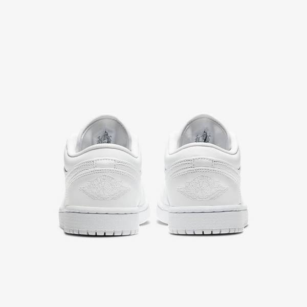 Nike Air Jordan 1 Low Jordan Sko Dame Hvide | NK897GWI