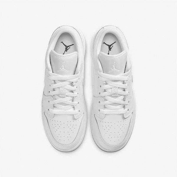 Nike Air Jordan 1 Low Older Sneakers Børn Hvide | NK318NUB