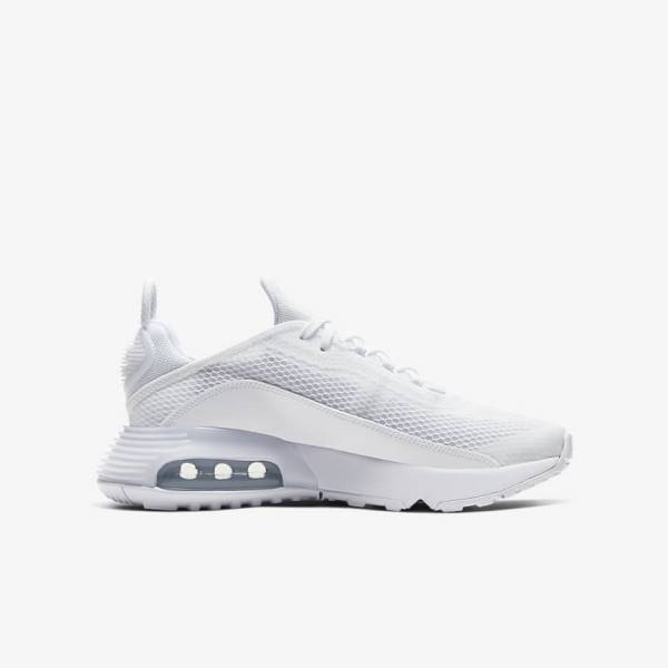 Nike Air Max 2090 Older Sneakers Børn Hvide Grå Hvide | NK089UXE