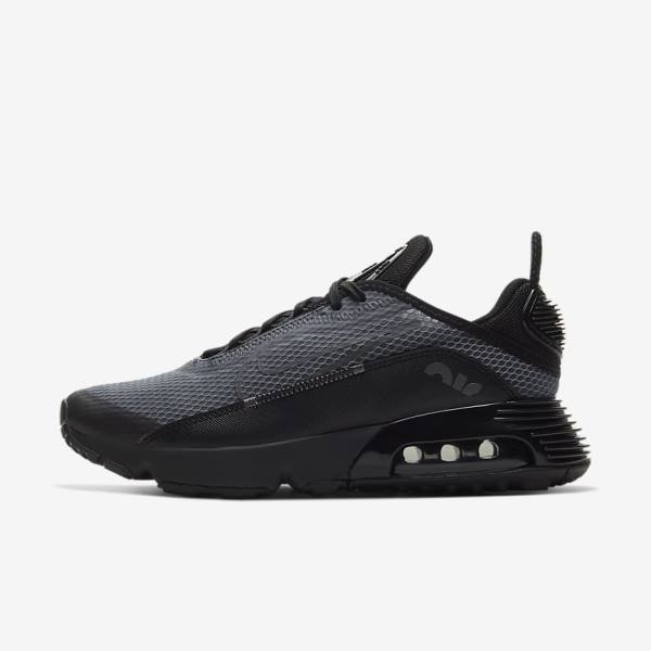 Nike Air Max 2090 Older Sneakers Børn Sort Grå Mørkegrå | NK650QVX