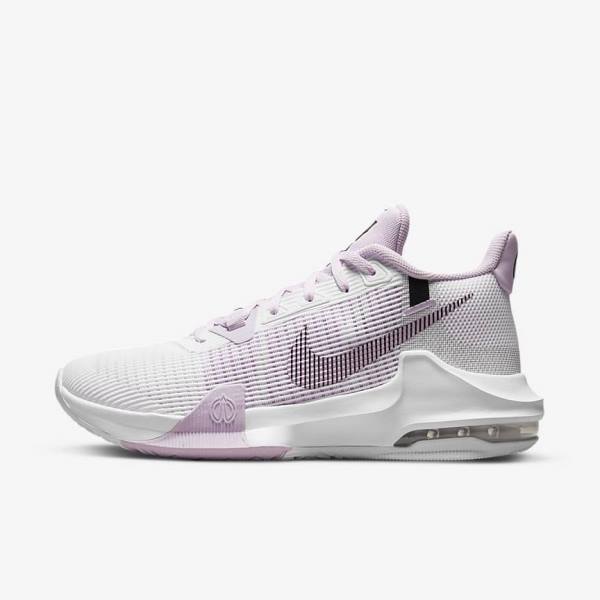 Nike Air Max Impact 3 Basketball Sko Herre Hvide Sort | NK013SYP