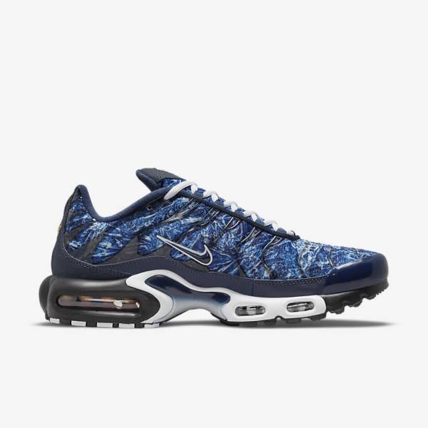 Nike Air Max Plus Sneakers Herre Mørkeblå Hvide Sort Mørkeblå | NK170RIG