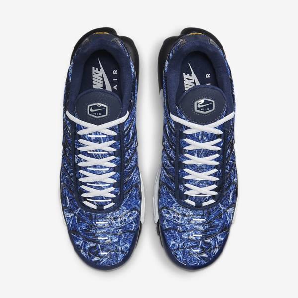Nike Air Max Plus Sneakers Herre Mørkeblå Hvide Sort Mørkeblå | NK170RIG