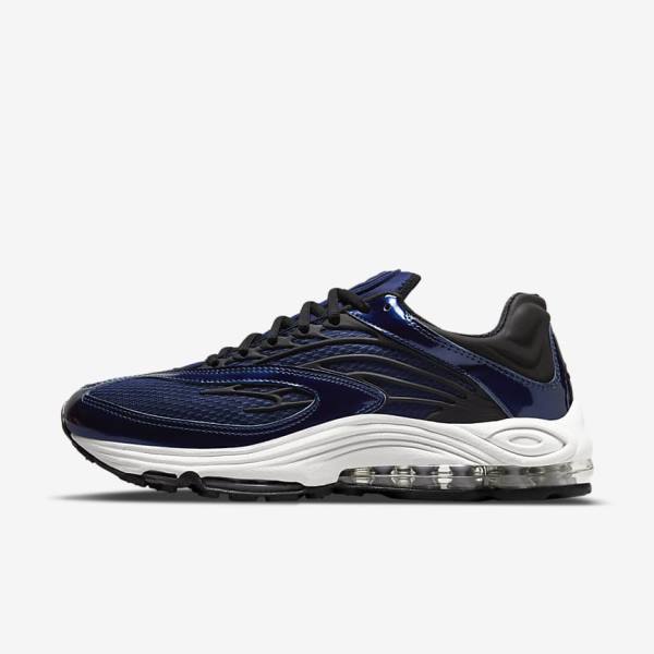 Nike Air Tuned Max Sneakers Herre Blå Hvide Sort | NK285PKE