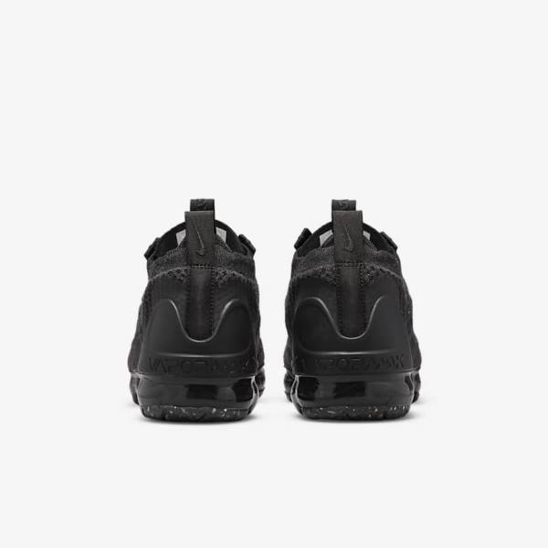 Nike Air VaporMax 2021 FK Older Sneakers Børn Sort Mørkegrå | NK752OLV
