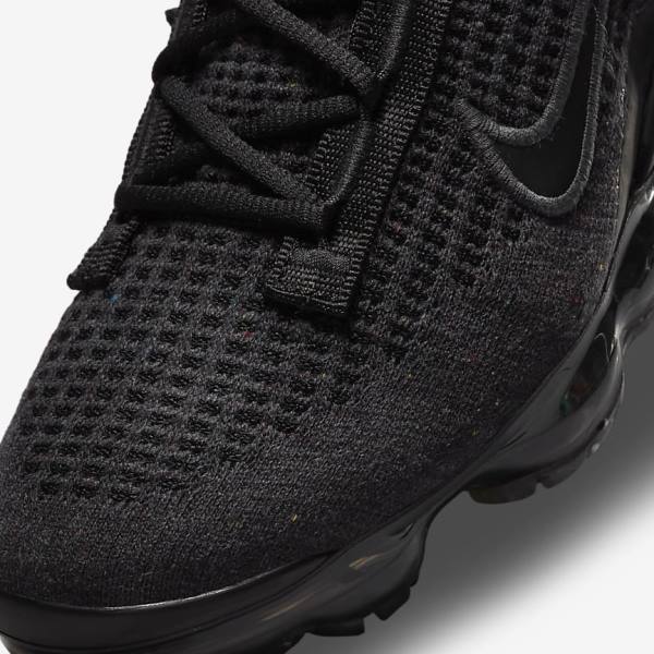 Nike Air VaporMax 2021 FK Older Sneakers Børn Sort Mørkegrå | NK752OLV
