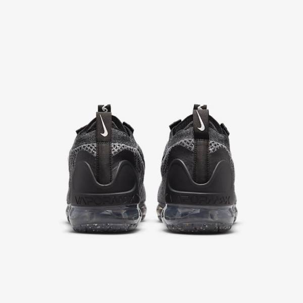Nike Air VaporMax 2021 FK Sneakers Herre Sort Hvide Mørkegrå Sort | NK538BZT