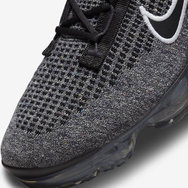 Nike Air VaporMax 2021 FK Sneakers Herre Sort Hvide Mørkegrå Sort | NK538BZT