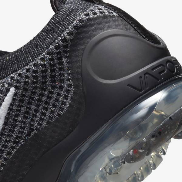 Nike Air VaporMax 2021 FK Sneakers Herre Sort Hvide Mørkegrå Sort | NK538BZT