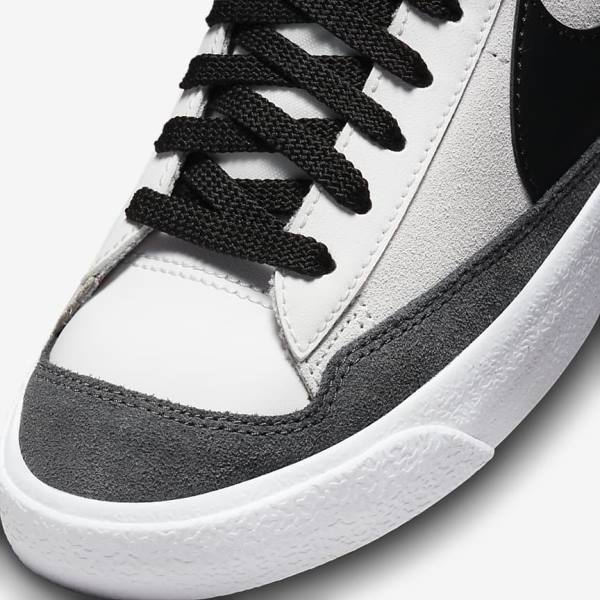 Nike Blazer Mid 77 SE Dance Older Sneakers Børn Hvide Rød Lysegrå Sort | NK723EWG