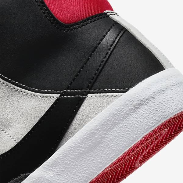 Nike Blazer Mid 77 SE Dance Older Sneakers Børn Hvide Rød Lysegrå Sort | NK723EWG