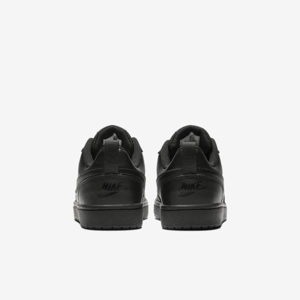 Nike Court Borough Low 2 Older Sneakers Børn Sort | NK925CFJ