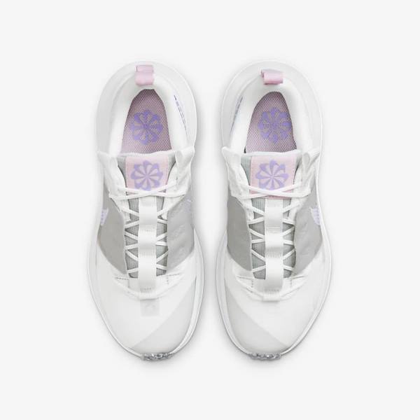 Nike Crater Impact Older Sneakers Børn Hvide Grå Lyserød Lilla | NK934YHN