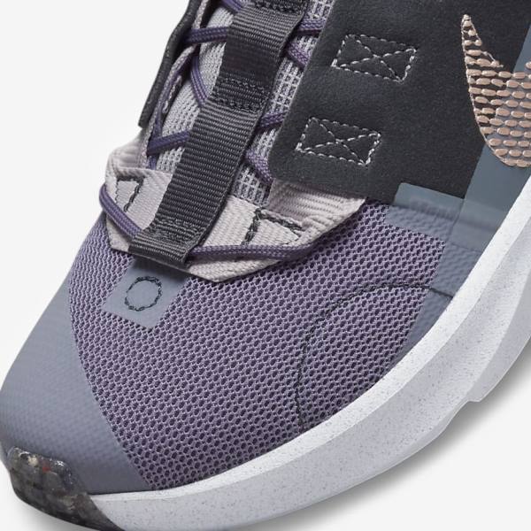 Nike Crater Impact Older Sneakers Børn Lilla Grå Metal Rød Brune | NK183UOH