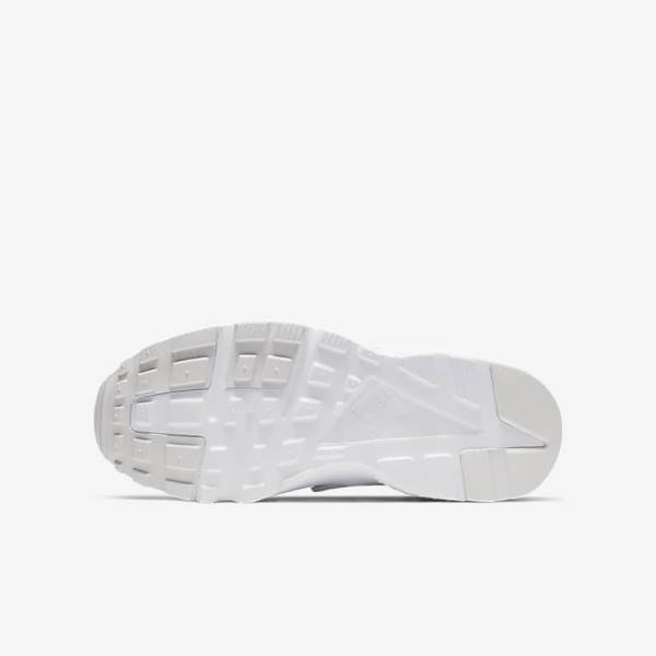 Nike Huarache Run Older Sneakers Børn Hvide Platin Hvide | NK452VFK