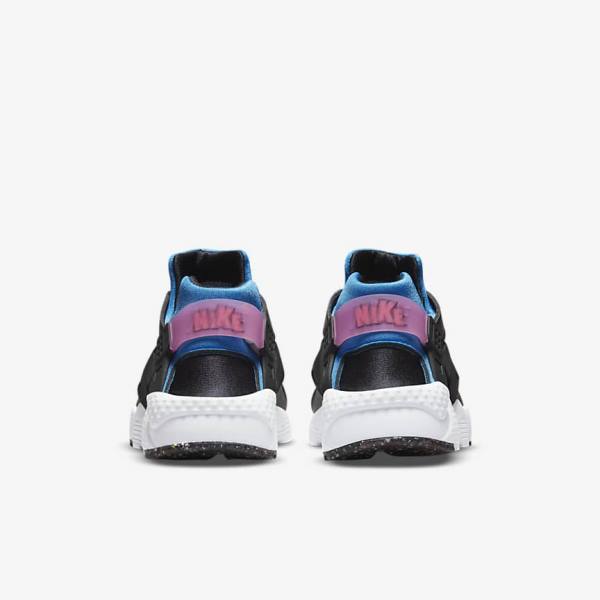 Nike Huarache Run Older Sneakers Børn Sort Lyseblå Lyserød Mintgrønne | NK601WSC