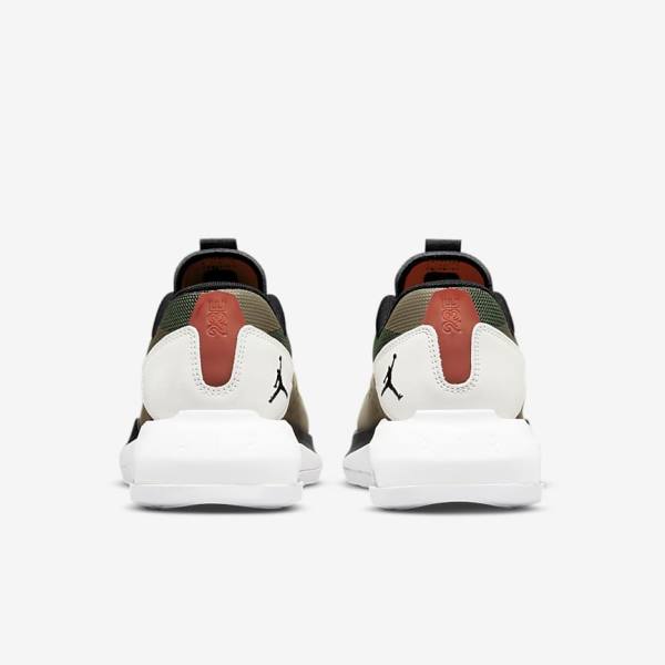 Nike Jordan Air 200E Jordan Sko Dame Olivengrøn Hvide Brune Rød | NK591UTZ