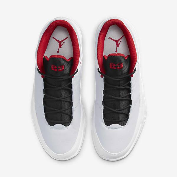 Nike Jordan Max Aura 3 Jordan Sko Herre Hvide Platin Sort Rød | NK295YHU