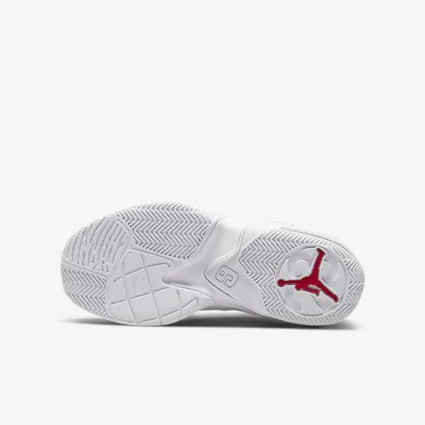 Nike Jordan Max Aura 3 Older Sneakers Børn Hvide Platin Sort Rød | NK034JXO
