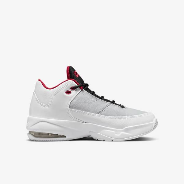 Nike Jordan Max Aura 3 Older Sneakers Børn Hvide Platin Sort Rød | NK034JXO
