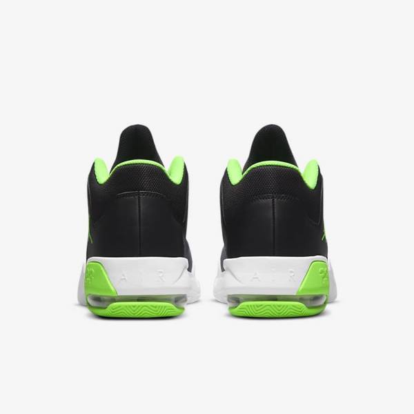 Nike Jordan Max Aura 3 Sneakers Herre Sort Grå Hvide Grøn | NK405SJA