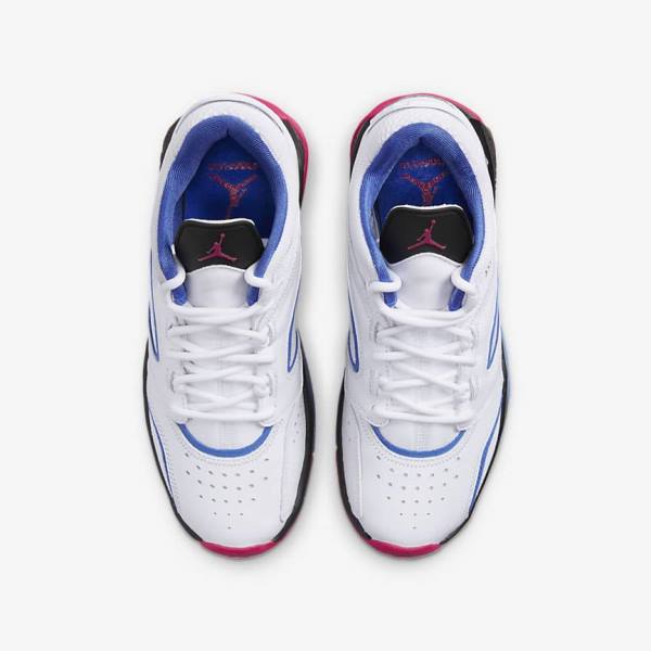 Nike Jordan Point Lane Older Sneakers Børn Hvide Blå Sort Lyserød | NK012AYQ