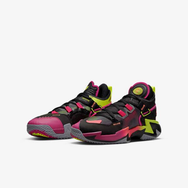 Nike Jordan Why Not .5 Older Basketball Sko Børn Sort Grå Lysemango | NK591EBX
