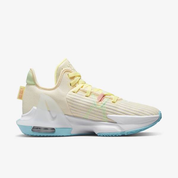 Nike LeBron Witness 6 Basketball Sko Herre Grøn Blå | NK068JDH