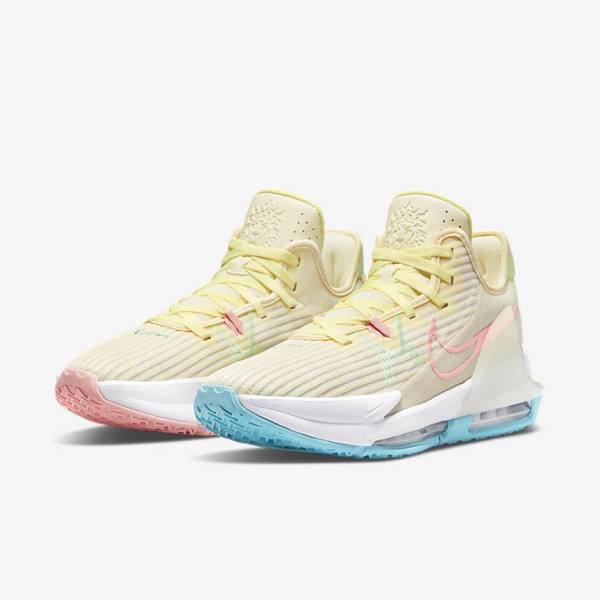 Nike LeBron Witness 6 Basketball Sko Herre Grøn Blå | NK068JDH