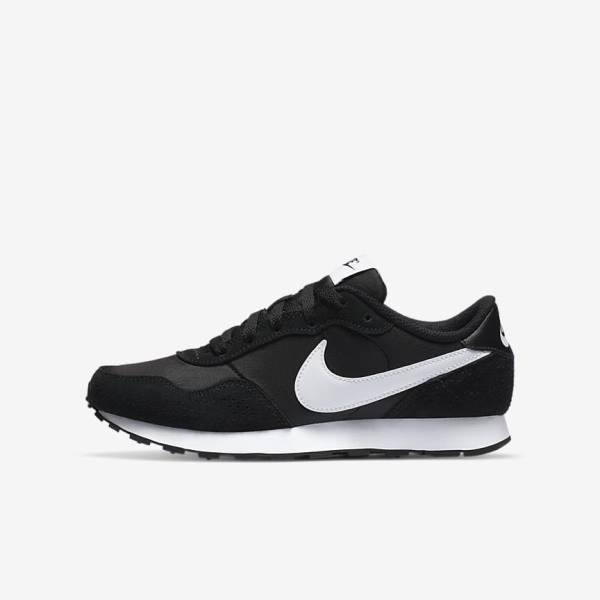Nike MD Valiant Older Sneakers Børn Sort Hvide | NK172SEI