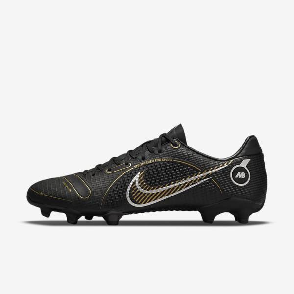 Nike Mercurial Vapor 14 Academy MG Multi-Ground Fodboldsko Herre Sort Metal Sølv Grå Metal Guld | NK507MQJ