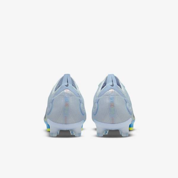 Nike Mercurial Vapor 14 Elite FG Firm-Grounds Fodboldsko Herre Grå Lyseblå Blå | NK162LOT