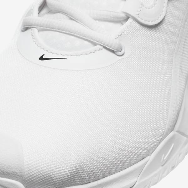 Nike NikeCourt Air Max Volley Hard Court Tennissko Herre Hvide Sort | NK348RVI