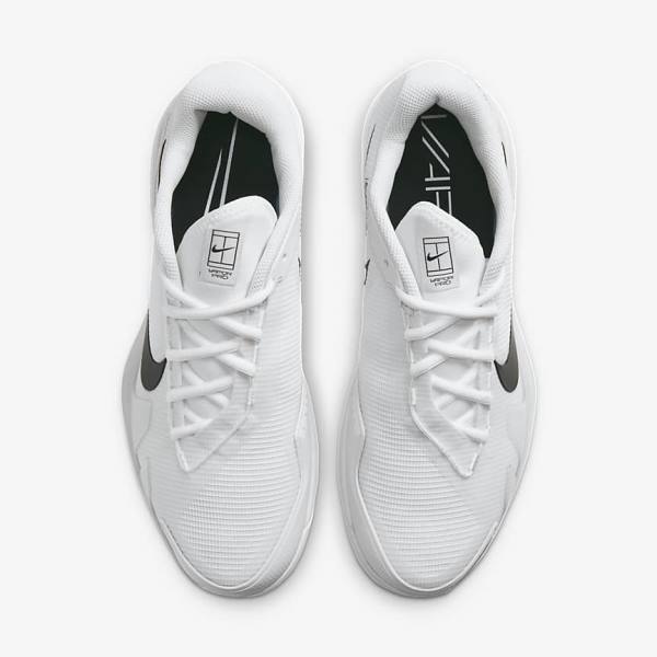 Nike NikeCourt Air Zoom Vapor Pro Hard-Court Tennissko Herre Hvide Sort | NK394DNU