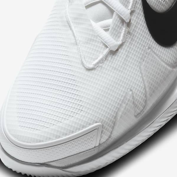 Nike NikeCourt Air Zoom Vapor Pro Hard-Court Tennissko Herre Hvide Sort | NK394DNU