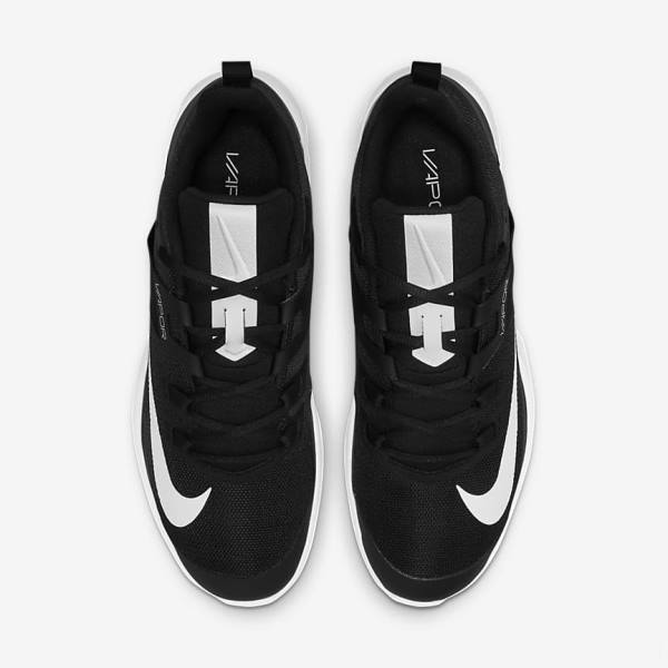 Nike NikeCourt Vapor Lite Hard Court Tennissko Herre Sort Hvide | NK163HXI