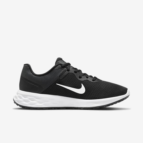 Nike Revolution 6 Next Nature Road Løbesko Dame Sort Mørkegrå Hvide | NK738ZVX