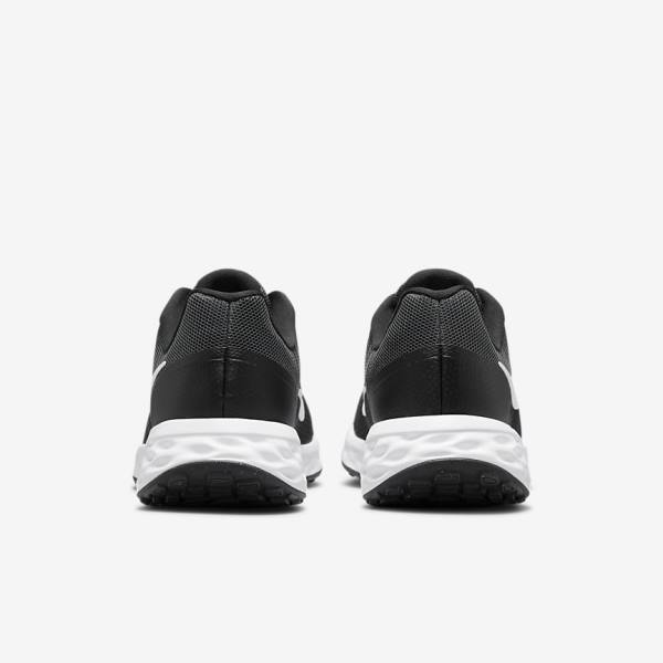 Nike Revolution 6 Next Nature Road Løbesko Dame Sort Mørkegrå Hvide | NK738ZVX
