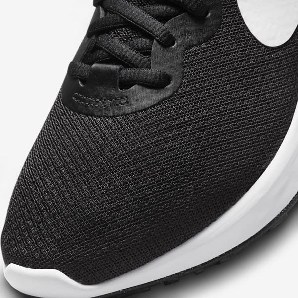 Nike Revolution 6 Next Nature Road Løbesko Dame Sort Mørkegrå Hvide | NK738ZVX